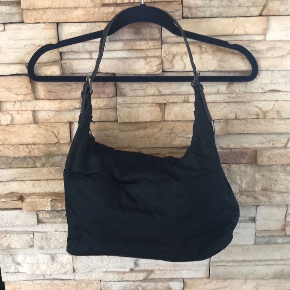 Coach Vinyl Fully Black Handbag